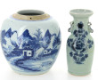 CHINE - Pot en porcelaine à décor de pay