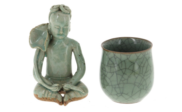Thaïlande - Disciple de bouddha, céramiq