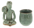 Thaïlande - Disciple de bouddha, céramiq