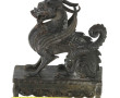 CHINE - "Chien de Fô", sujet en bronze à