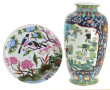 CHINE fin Xxème - Vase en porcelaine pol