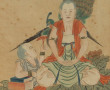 ASIE, vers 1910/1920 - "Bouddha, paon et