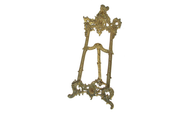 Chevalet en bronze de style rocaille, H 