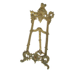 Chevalet en bronze de style rocaille, H 