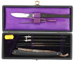 Coffret ancien avec instruments de médec