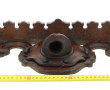 Grand porte-pipes en bois sculpté à déco
