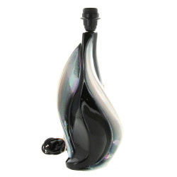 Lampe décorative en céramique nacrée et 