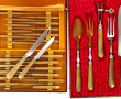 Coffret de couverts de service manches c