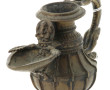 NEPAL - Lampe à huile rituelle en bronze