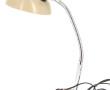 Lampe de bureau en métal laqué brun clai