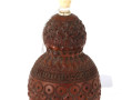 Tabatière en corroso sculpté, H 7,5 cm (