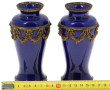 Paire de petits vases anciens en faïence