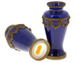 Paire de petits vases anciens en faïence