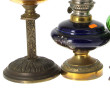 Lot comprenant 3 lampes à pétrole (réser