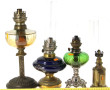 Lot comprenant 3 lampes à pétrole (réser