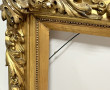Paire de cadres XIXème en bois et stuc d