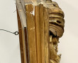 Paire de cadres XIXème en bois et stuc d