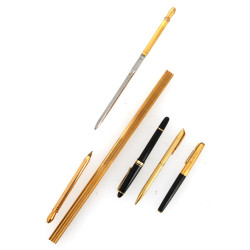 Lot de 3 stylos : un stylo vintage Water