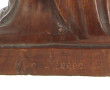 SAINTE-ANNE - Statuette en bois sculpté,