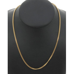 Chaîne en or jaune 18 carats, poinçon tê