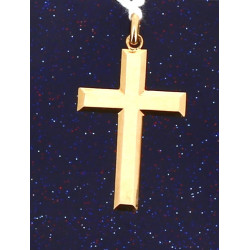 Pendentif croix en or jaune 18 carats, p