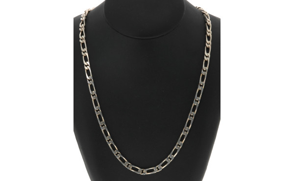 Collier en argent maille gourmette poids