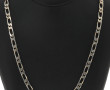 Collier en argent maille gourmette poids