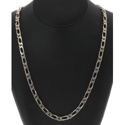Collier en argent maille gourmette poids