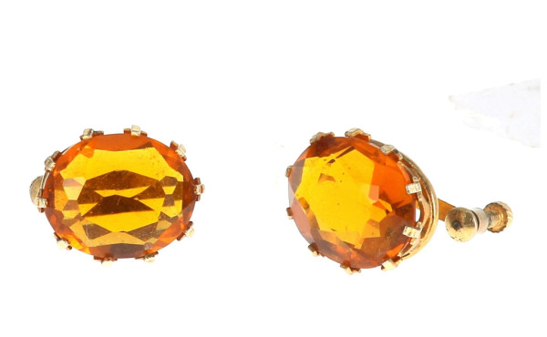 Paire de boucles d'oreilles en plaqué or