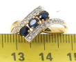 Bague en or jaune 18 carats, poinçon têt