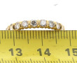 1/2 alliance en or jaune 18 carats, poin
