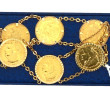 Bracelet en or jaune 18 carats serti de 