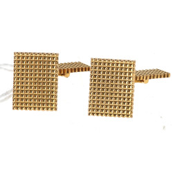 Paire de boutons de manchette en or jaun