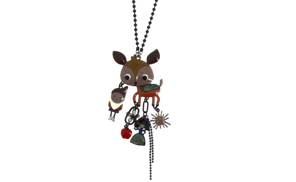 LOL Bijoux - Collier fantaisie en métal 