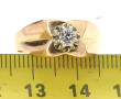 Bague jonc ancienne en or jaune 18 carat