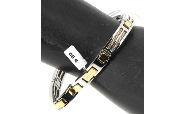 PHEBUS - Bracelet homme en acier, stock 