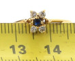 Petite bague avec manques en or jaune, p