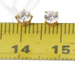 Paire de puces d'oreilles en or jaune 75