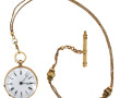 Montre de col en or jaune (diam. 3,2 cm 