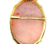Broche-pendentif en or jaune 18 cts, poi
