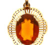 Pendentif en or jaune 18 cts, poinçon tê