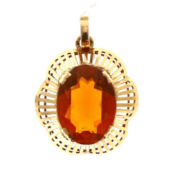 Pendentif en or jaune 18 cts, poinçon tê
