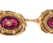 Paire de boucles d'oreilles anciennes en