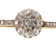 Broche barrette deux ors, 18 carats, ser