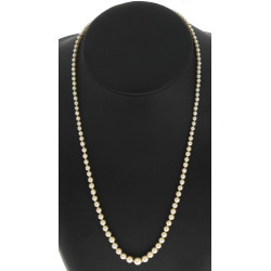 Petit collier de perles de culture en ch
