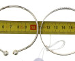 Un bracelet jonc et un bracelet jonc ouv