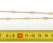 Collier en or jaune 18 cts, poinçon tête