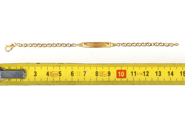 Gourmette "Manon" en or jaune 18 carats,