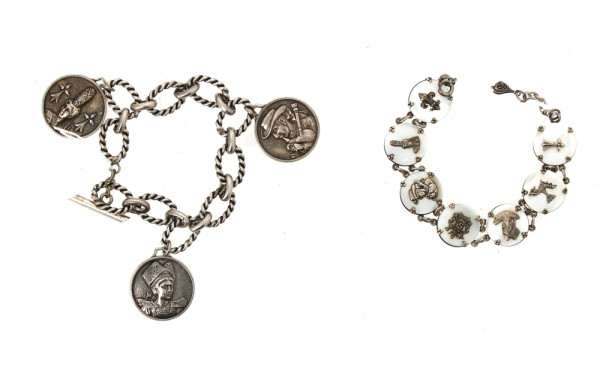 Lot de 2 bracelets à motifs bretons en m