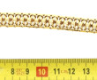 Bracelet à maille fantaisie en or jaune 